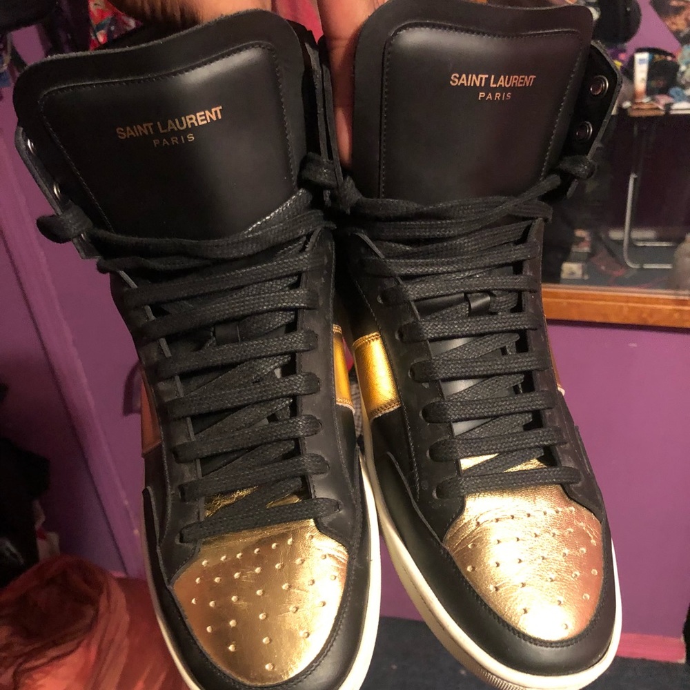 Saint Laurent High Top Sneakers - Picture 3 of 5